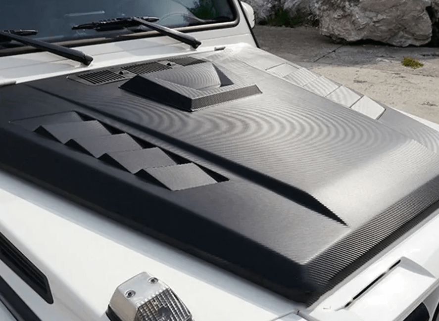 Cofano Vetroresina Mercedes G - immagine 3