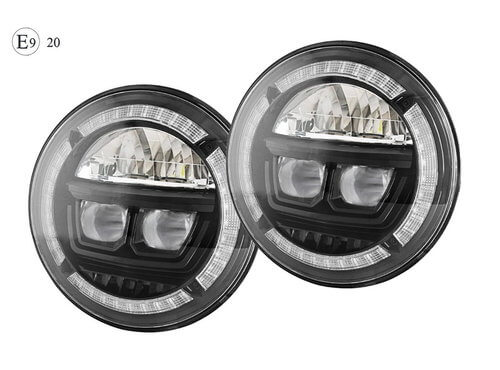 Coppia Fari 7″ Universali Optical Led – Evo1 - immagine 2