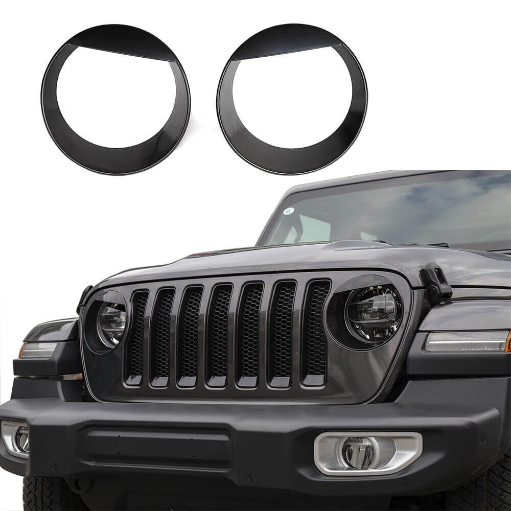 Cornici Fari Jeep Wrangler JK - immagine 2