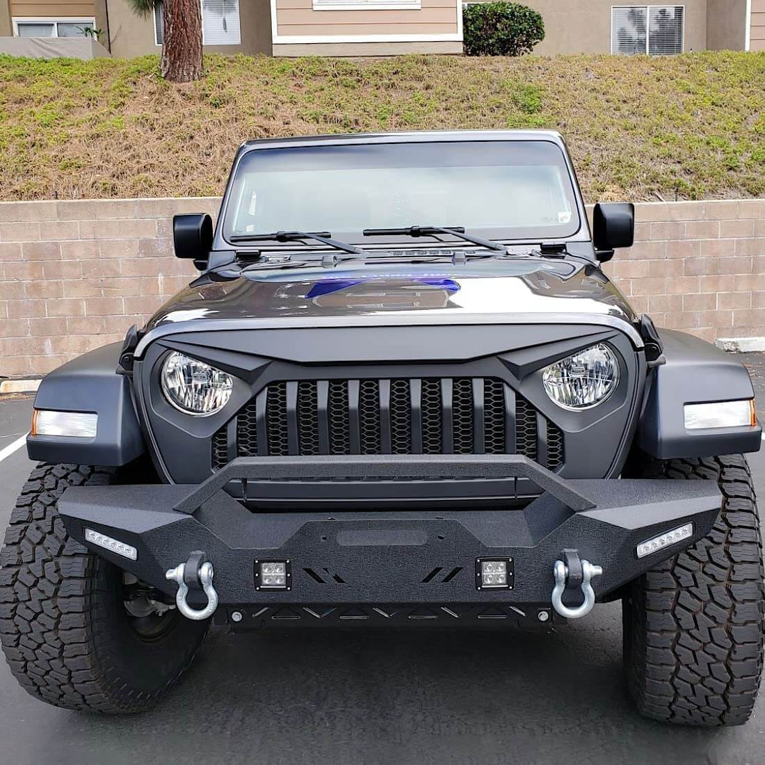 Mascherina Aggressive Monster Jeep Wrangler Jl/Gladiator - immagine 3