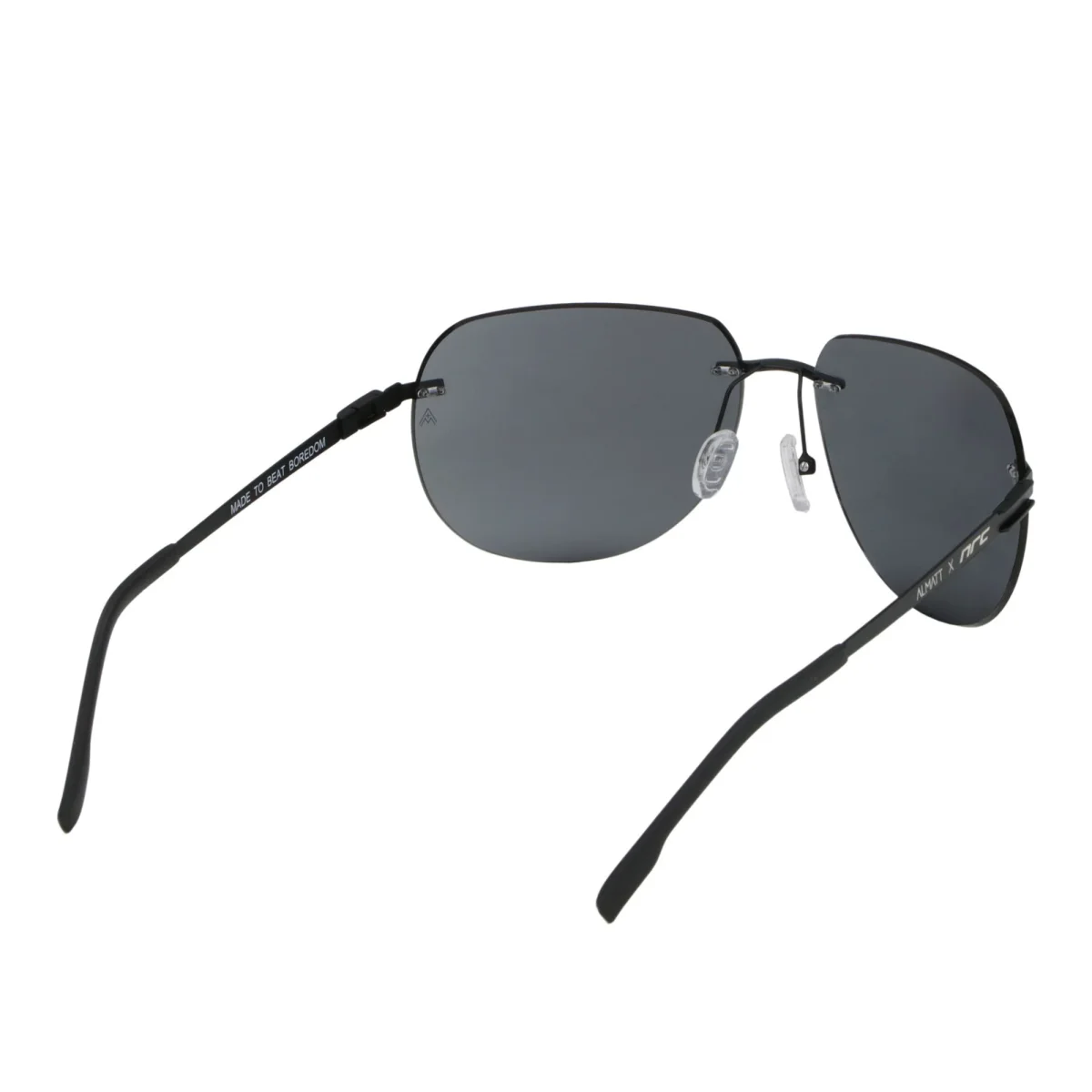 SOUL MATT BLUE – Occhiali Rimless Ultralight con Lenti ALMATT® Opache - immagine 6