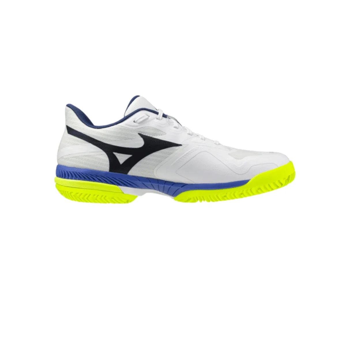Mizuno Wave Exceed Court CC Scarpe Tennis Uomo Bianche Blu - immagine 2
