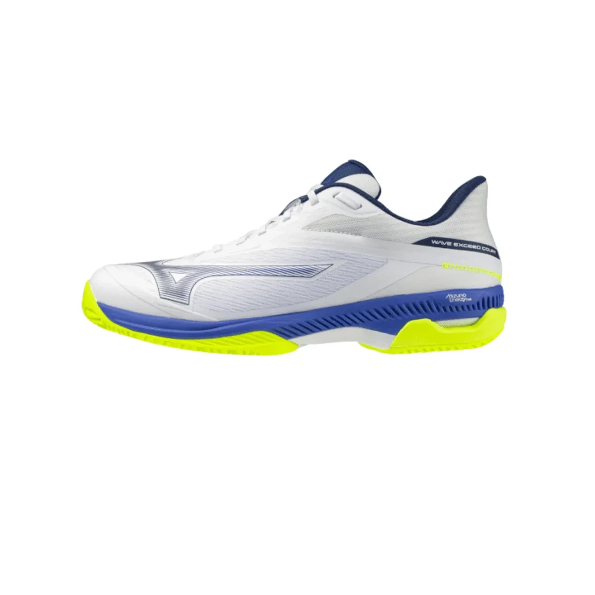 Mizuno Wave Exceed Court CC Scarpe Tennis Uomo Bianche Blu - immagine 3