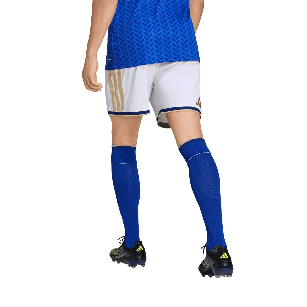 ADIDAS Pantaloncini Ufficiali Calcio Italia FIGC Home Uomo - immagine 5