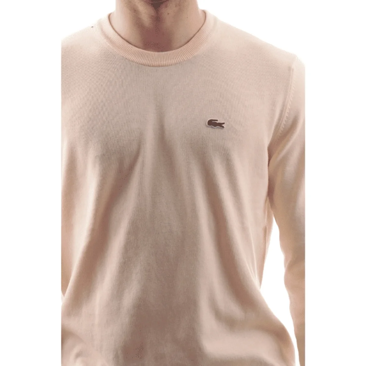 LACOSTE Maglione Uomo Giallo Vaniglia in Cotone Organico - immagine 4