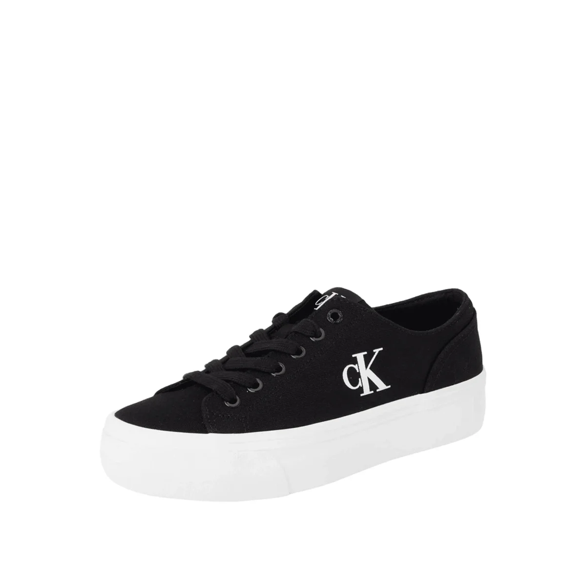 CALVIN KLEIN Sneakers Basse Flatform Logo CK - immagine 4