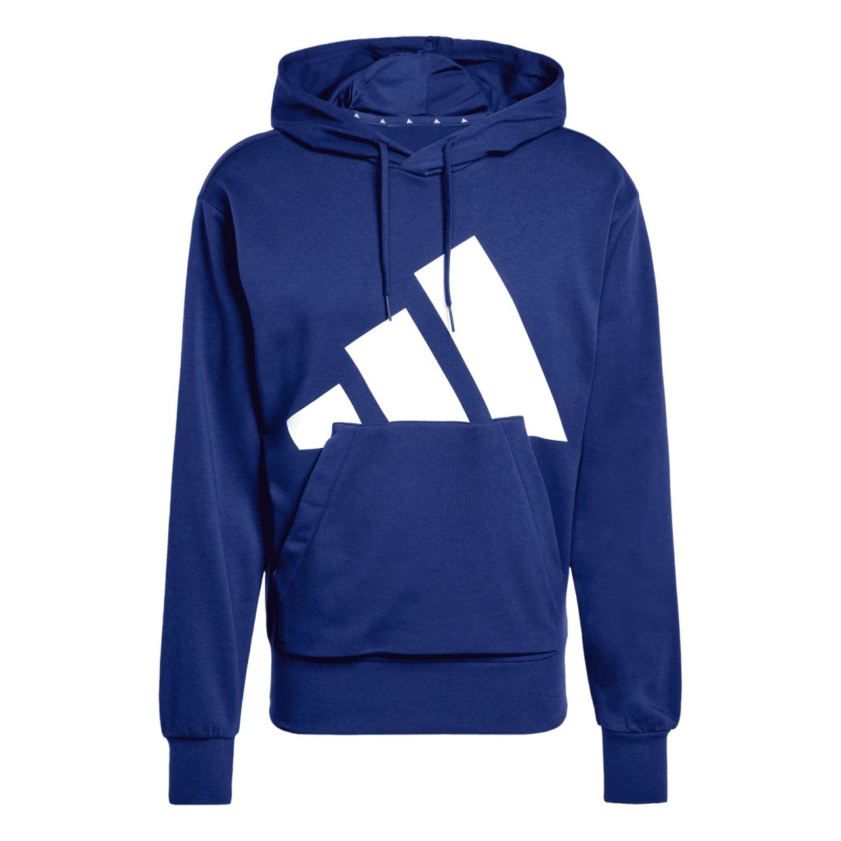 ADIDAS Felpa con Cappuccio French Terry Essentials Logo Grande - immagine 2