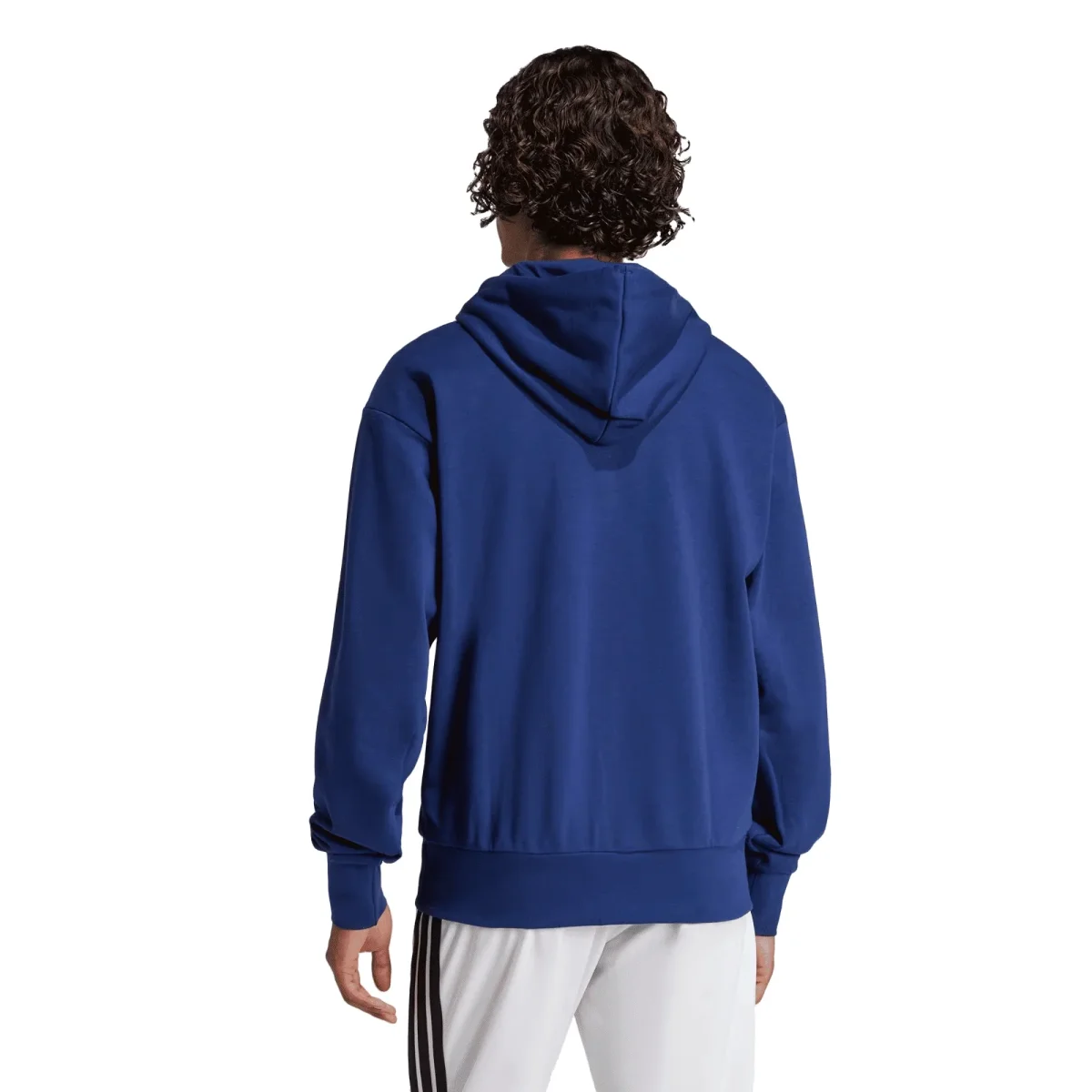 ADIDAS Felpa con Cappuccio French Terry Essentials Logo Grande - immagine 3