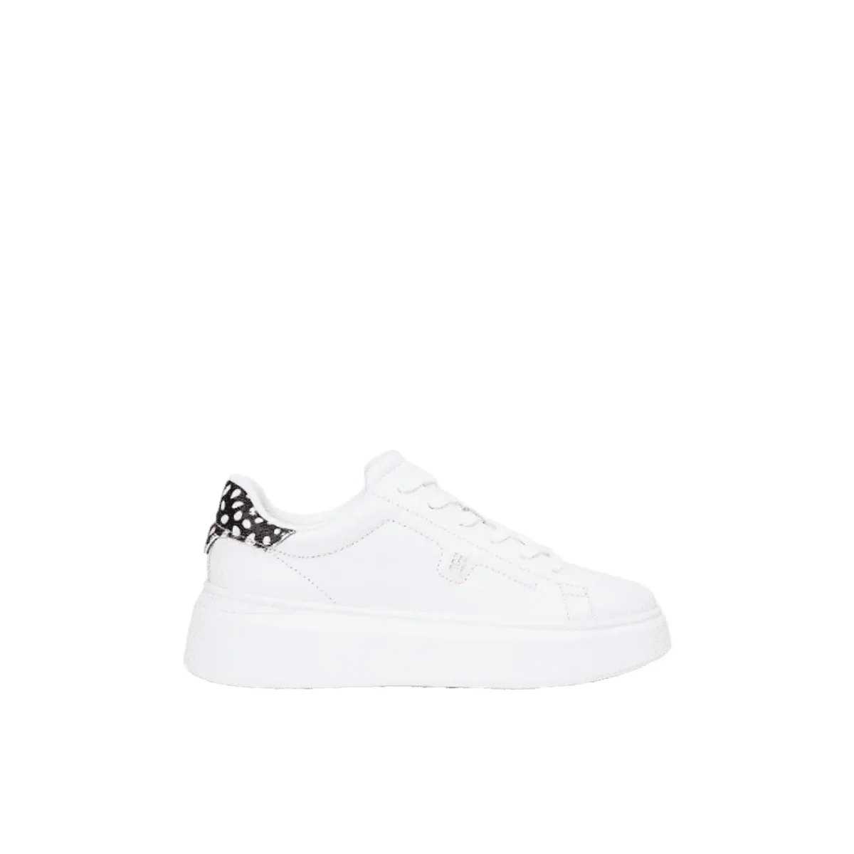 TOMMY HILFIGER Sneakers Pelle Suola Alta Stampa Leopardata - immagine 2