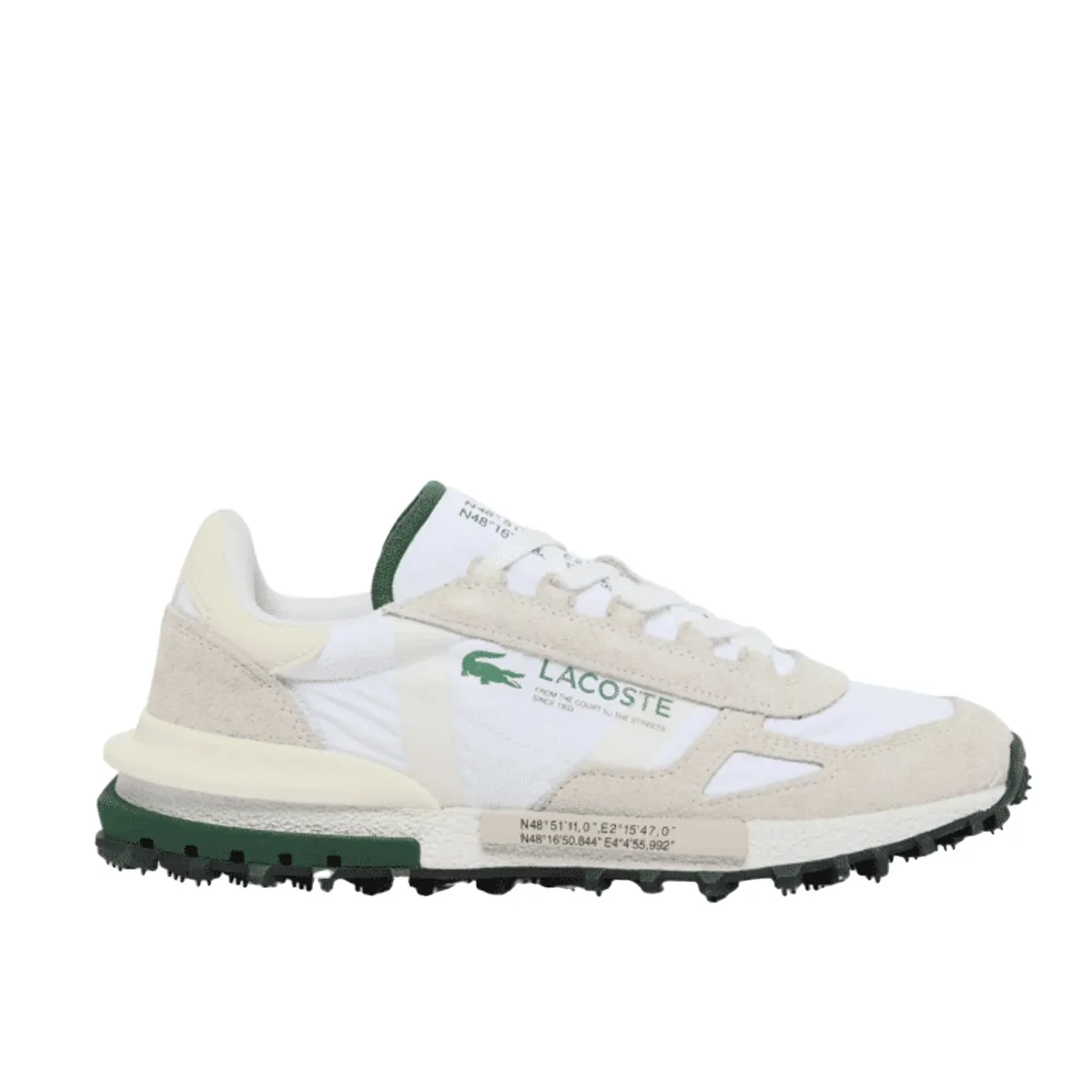 LACOSTE Scarpe Elite Active Nylon Camoscio Uomo - immagine 2