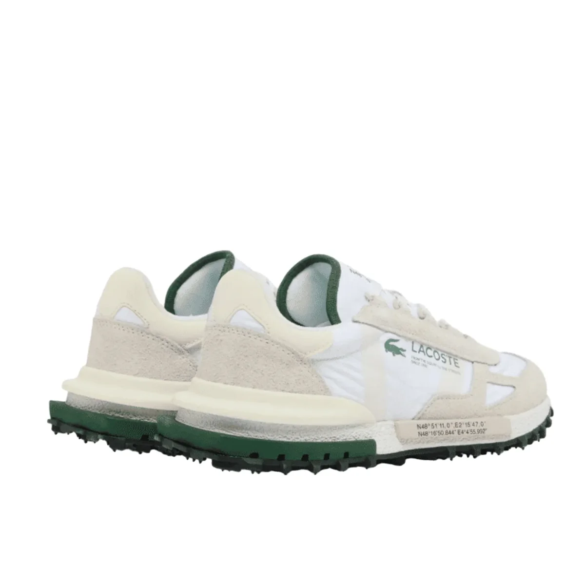 LACOSTE Scarpe Elite Active Nylon Camoscio Uomo - immagine 4