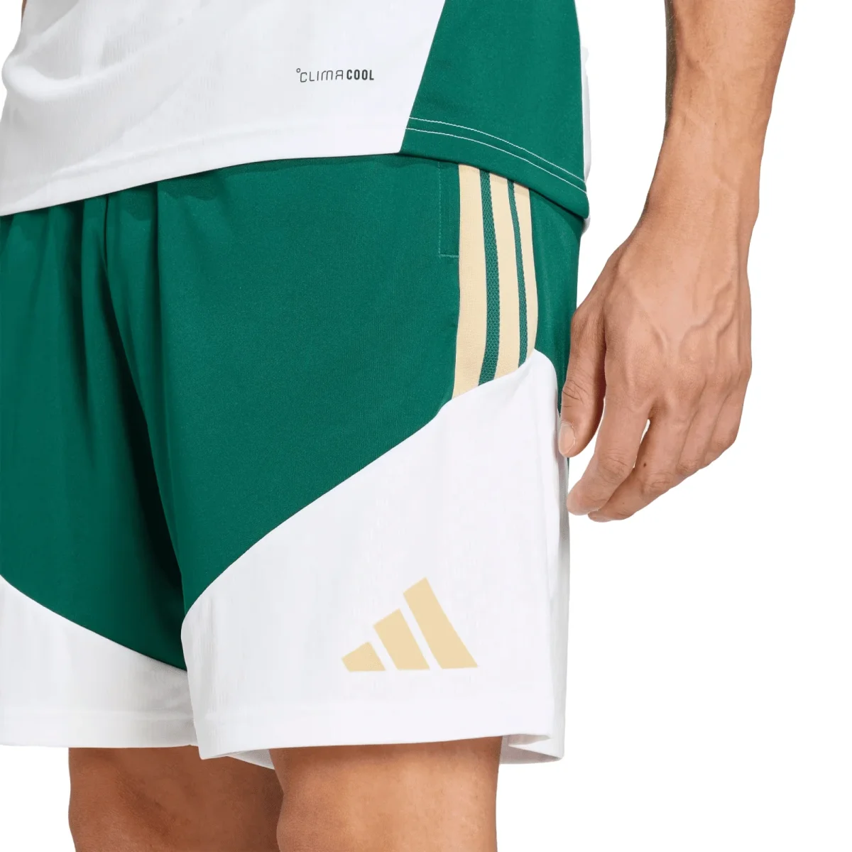 ADIDAS Short Allenamento Italia 26 Tiro Climacool Uomo - immagine 4