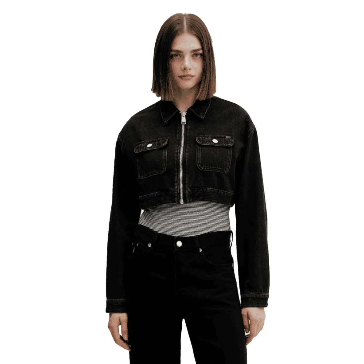 TOMMY HILFIGER Giacca di Jeans Cotone Rigenerato Donna - immagine 2