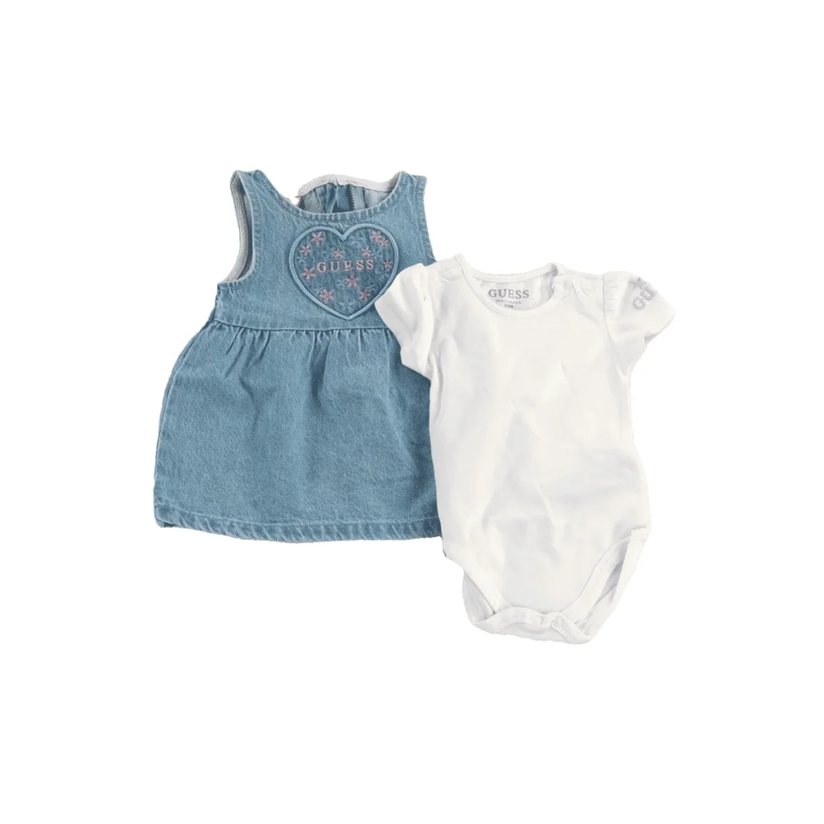 GUESS Set Bambina T-shirt e Vestitino Cotone - immagine 2