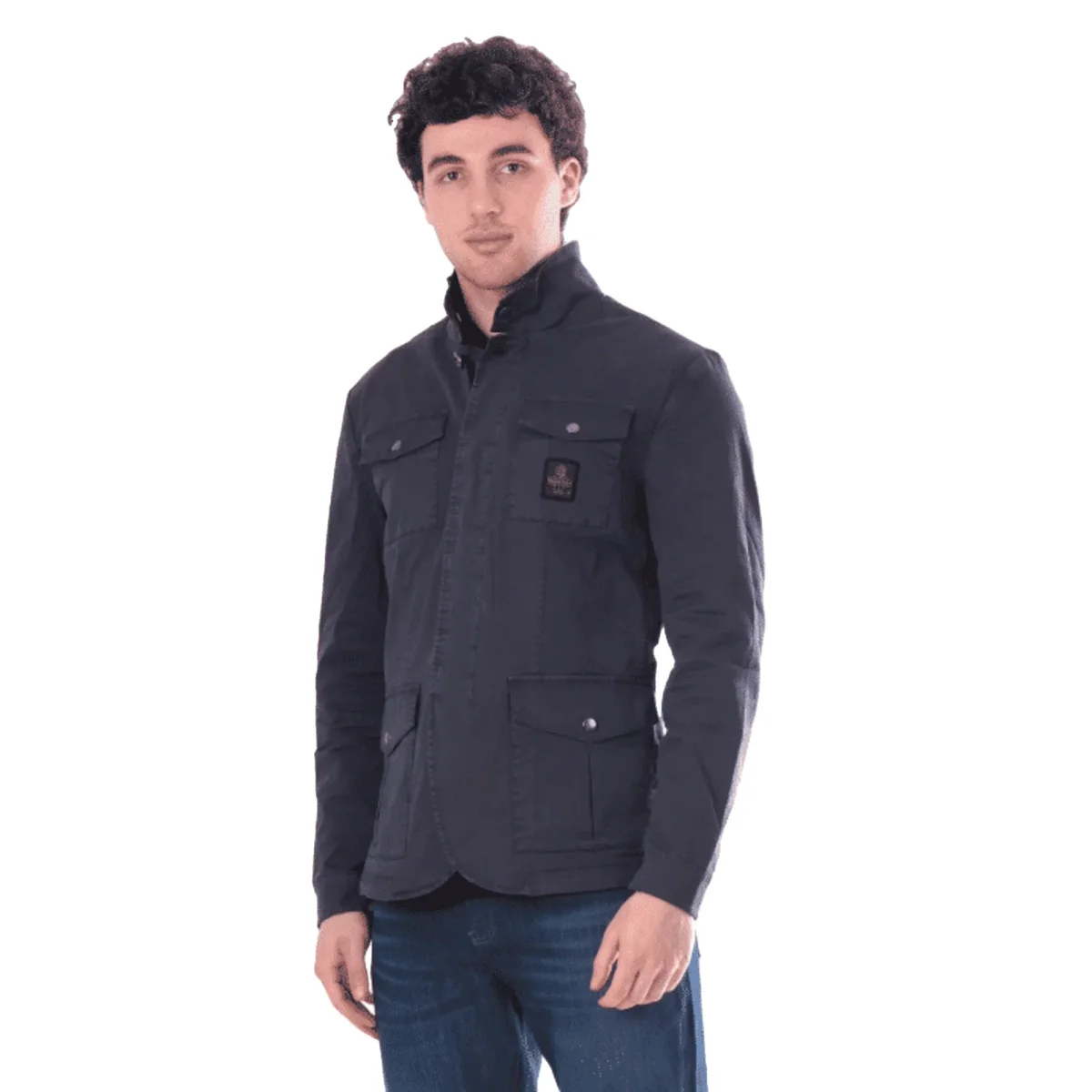 Refrigiwear Giacca New Brent Blu Uomo Tecnica Cotone - immagine 2