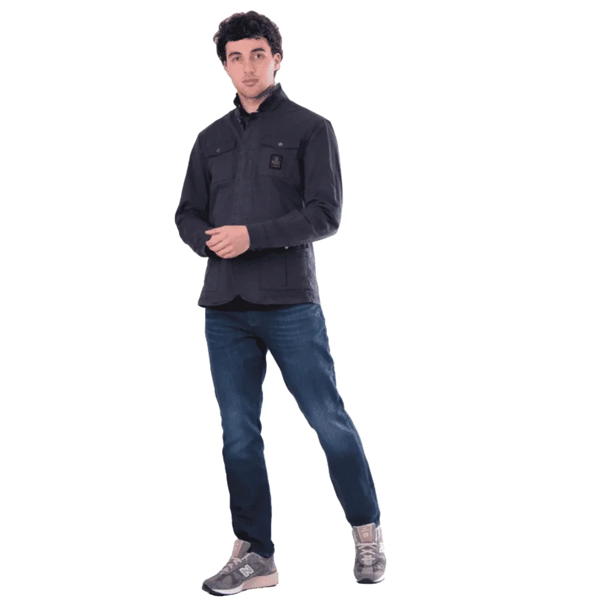 Refrigiwear Giacca New Brent Blu Uomo Tecnica Cotone - immagine 5