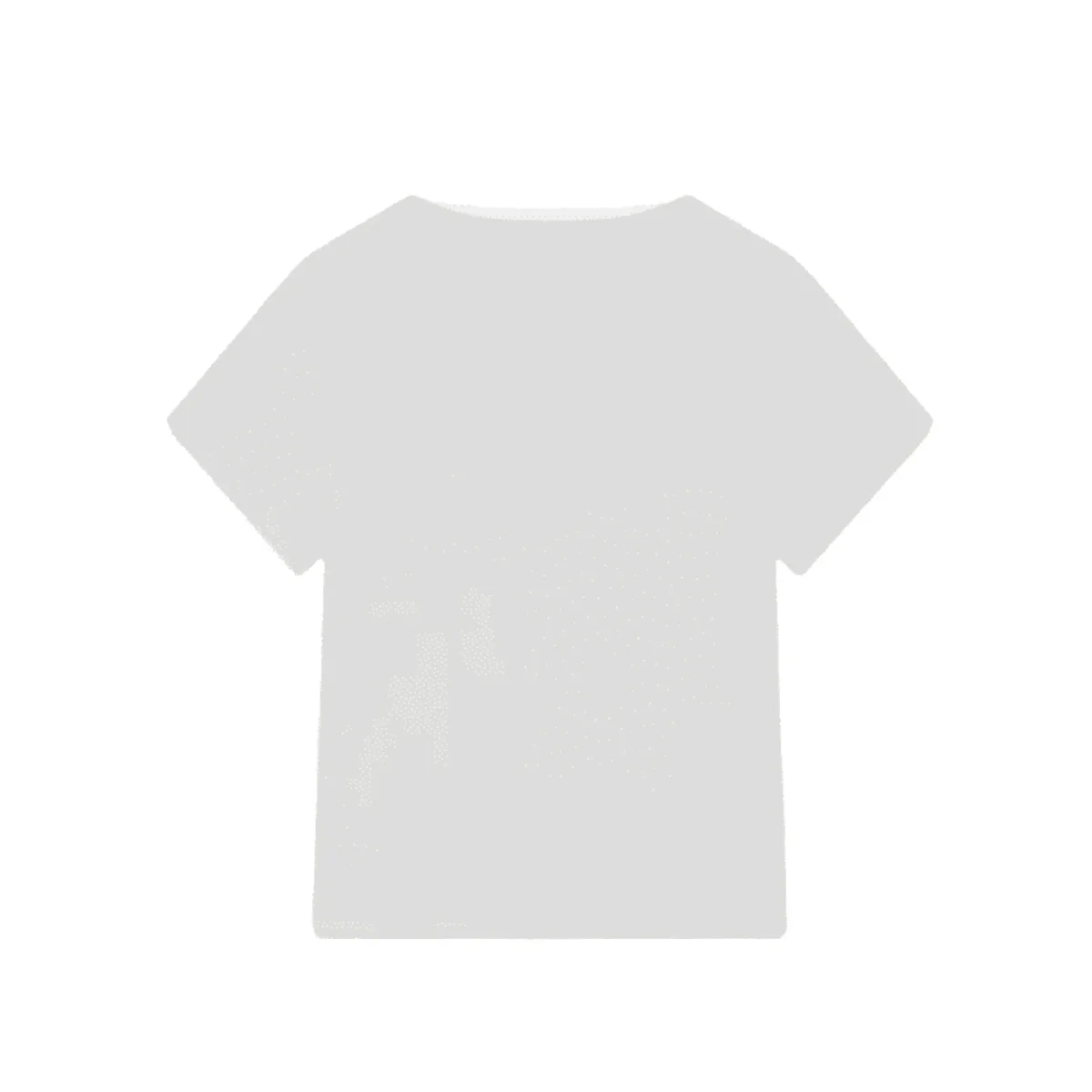 T-shirt bambina bianca logo paillettes - immagine 3