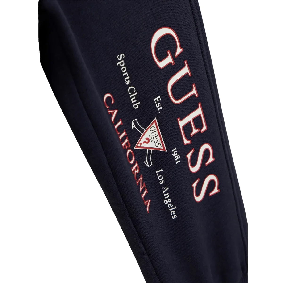 GUESS Set Felpa e Jogger in cotone con scritte multicolore - immagine 5