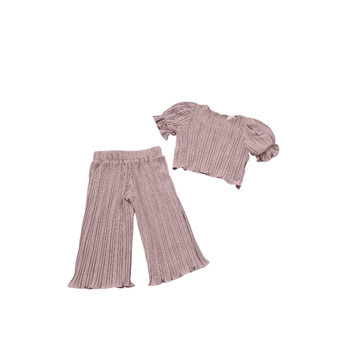 GUESS Coordinato da Bambina Top e Pantalone in Cotone - immagine 2