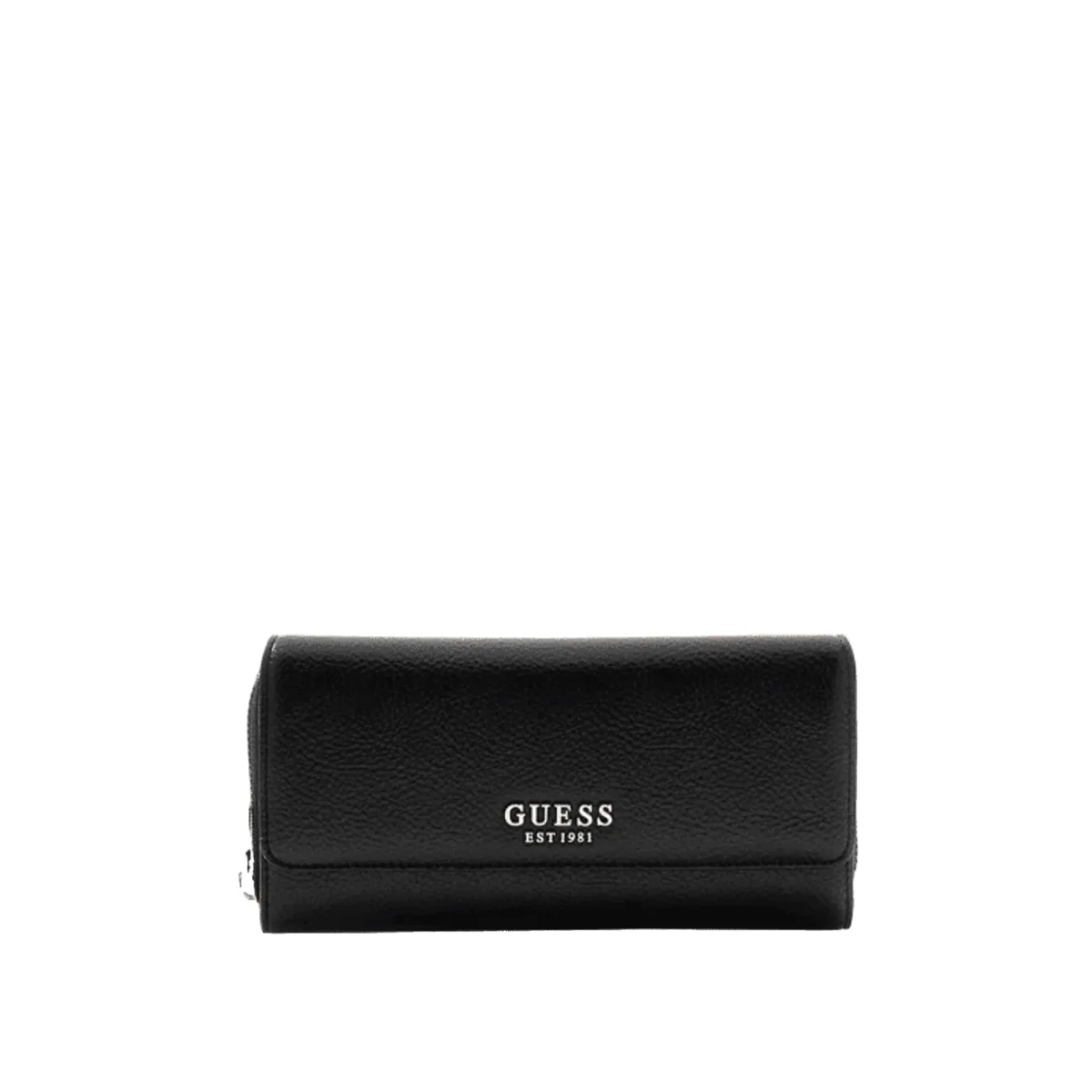 GUESS Portafoglio da Donna Brooke Monocromo con Cerniera in nero - immagine 2