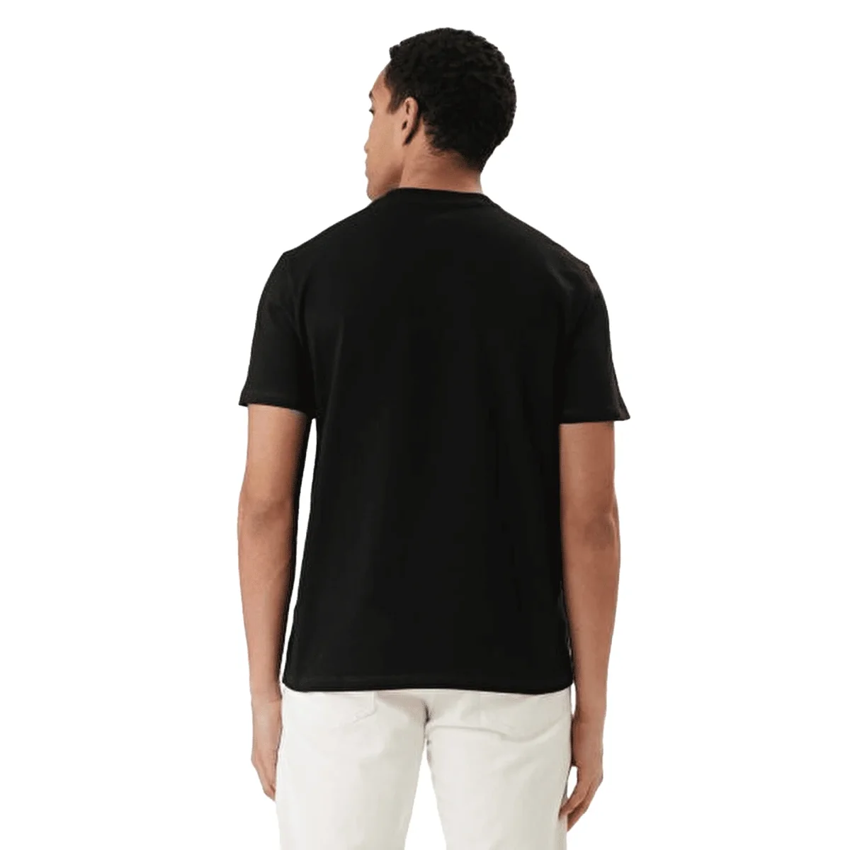 GUESS T-shirt da Uomo in Cotone Jersey con Logo Triangolo - immagine 3