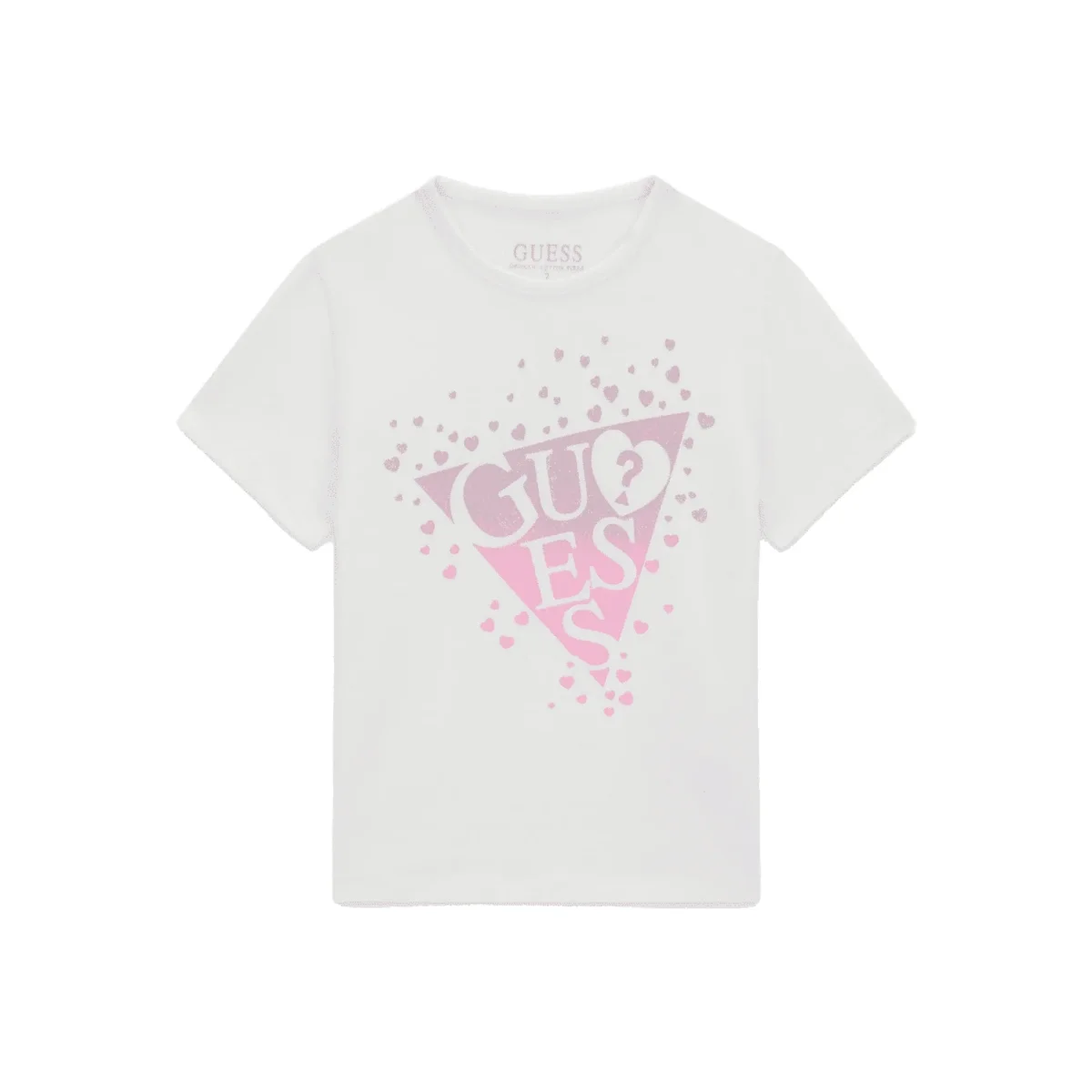 GUESS T-shirt da Bimba in Cotone con Logo Scintillante - immagine 2