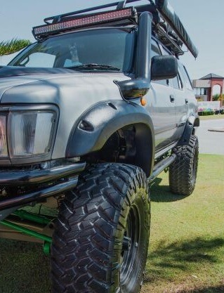 Parafanghini Supplementari Toyota 4 Runner +95 mm - immagine 2