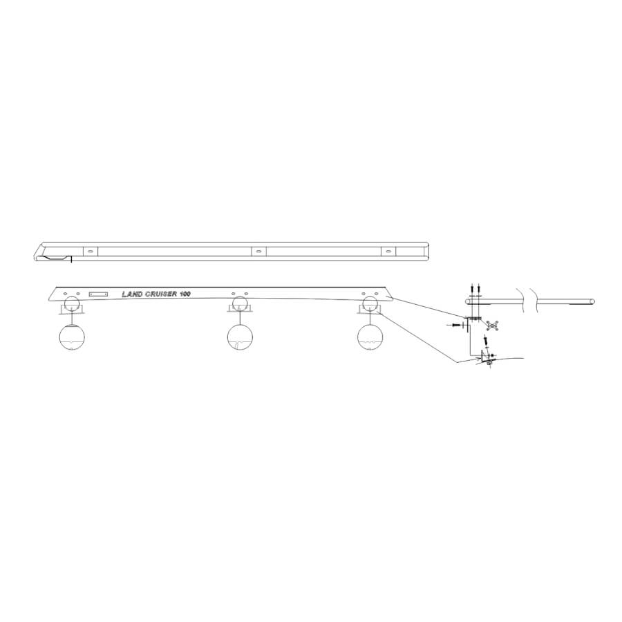 Portapacchi Toyota Land Cruiser 100 - immagine 6