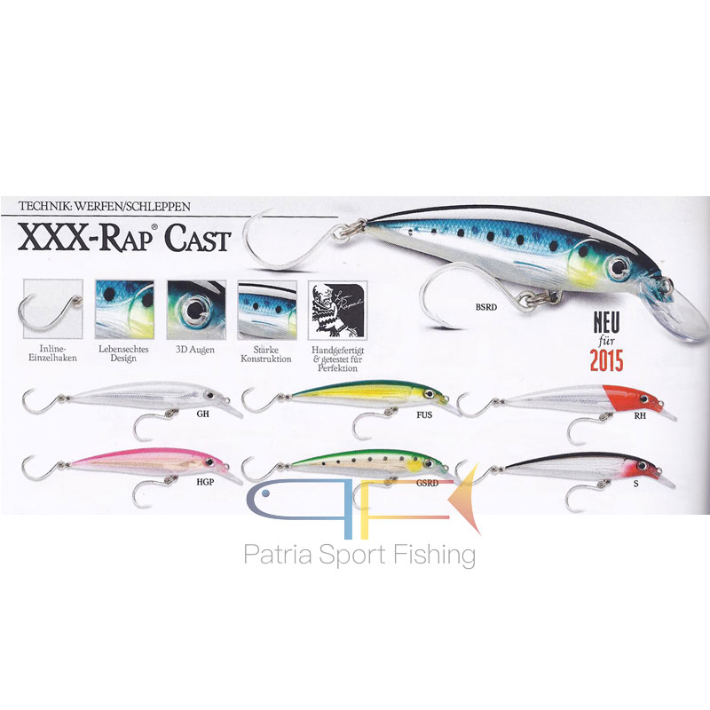 Rapala XXX-Rap Cast Cm.14 - immagine 2