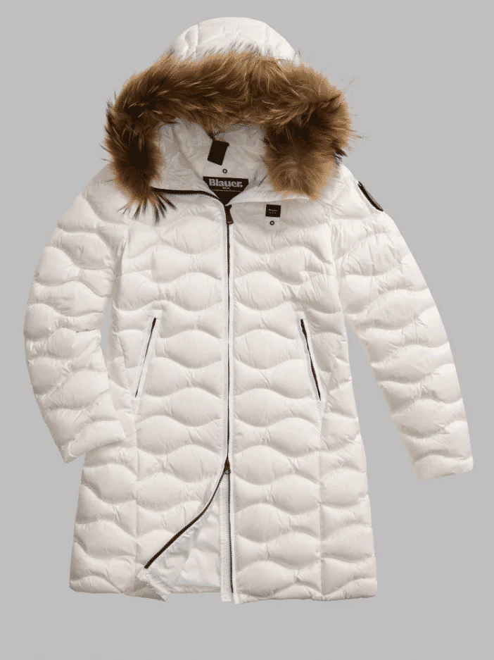 Blauer Piumino Lungo Donna Invernale Pelliccia - immagine 2