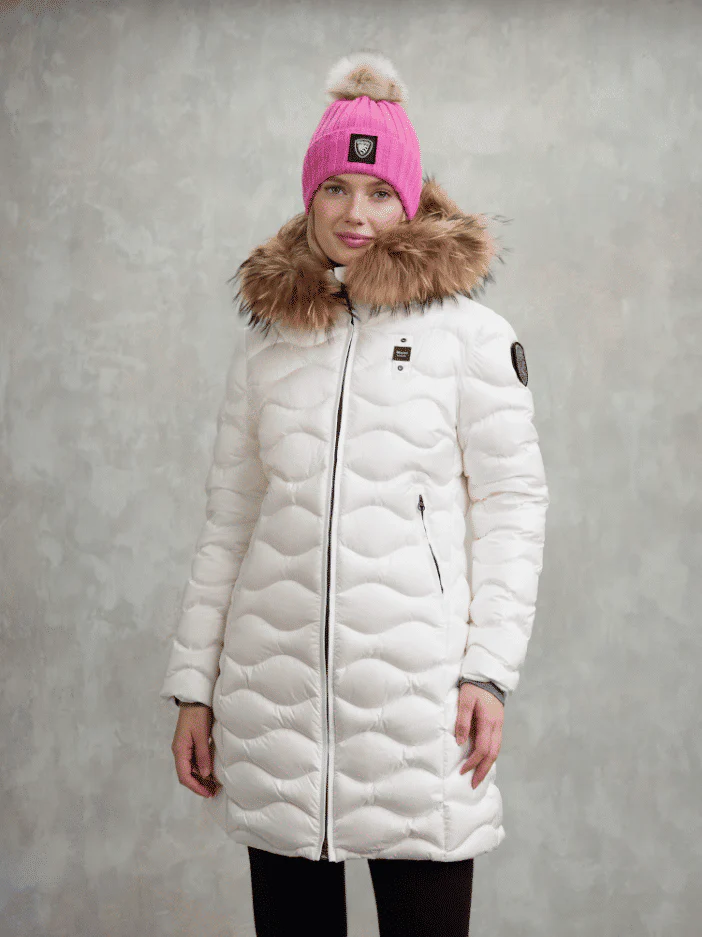 Blauer Piumino Lungo Donna Invernale Pelliccia - immagine 3