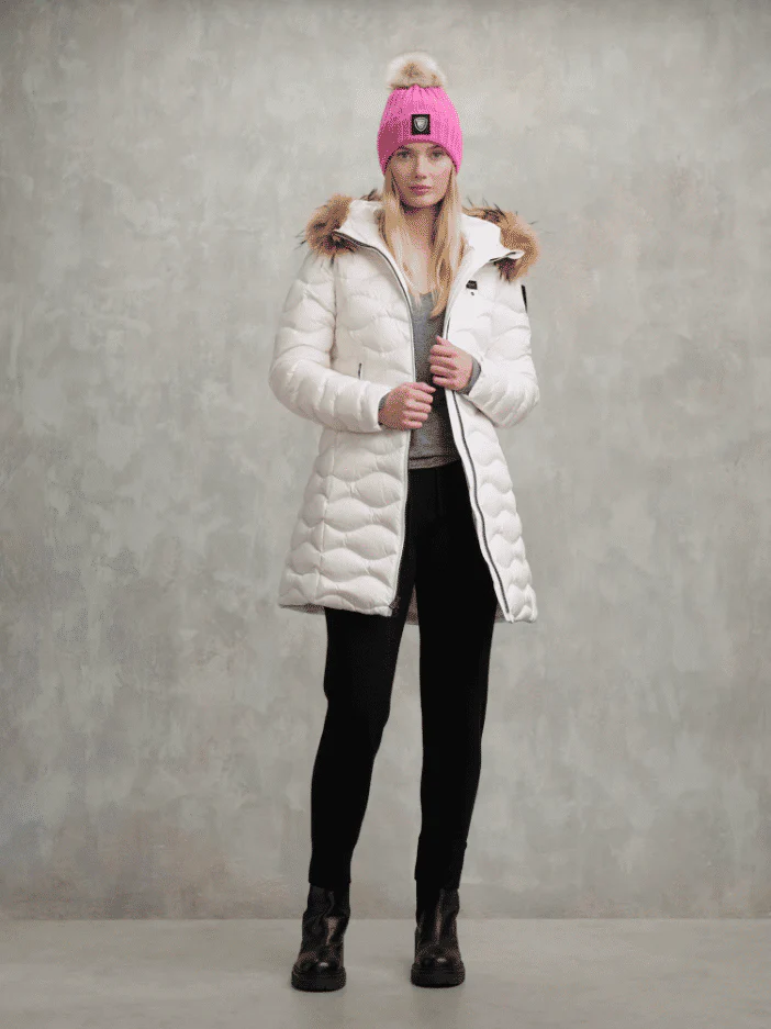 Blauer Piumino Lungo Donna Invernale Pelliccia - immagine 5