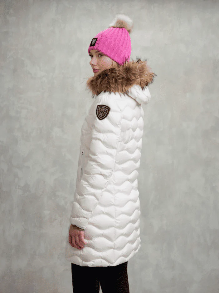 Blauer Piumino Lungo Donna Invernale Pelliccia - immagine 6