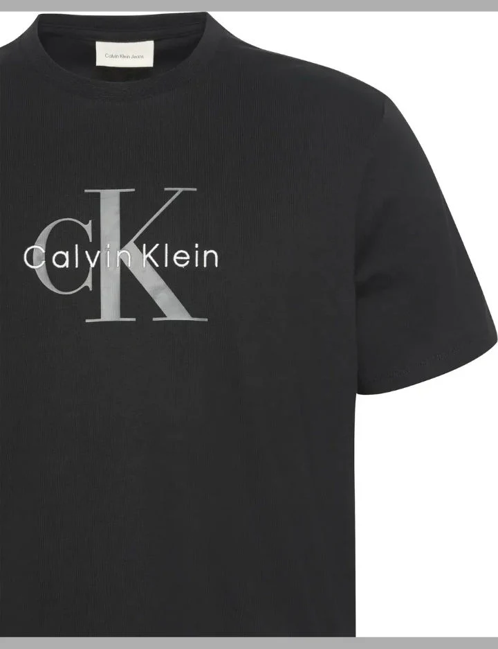 Calvin Klein T-shirt Monogramma Cotone Uomo - immagine 4