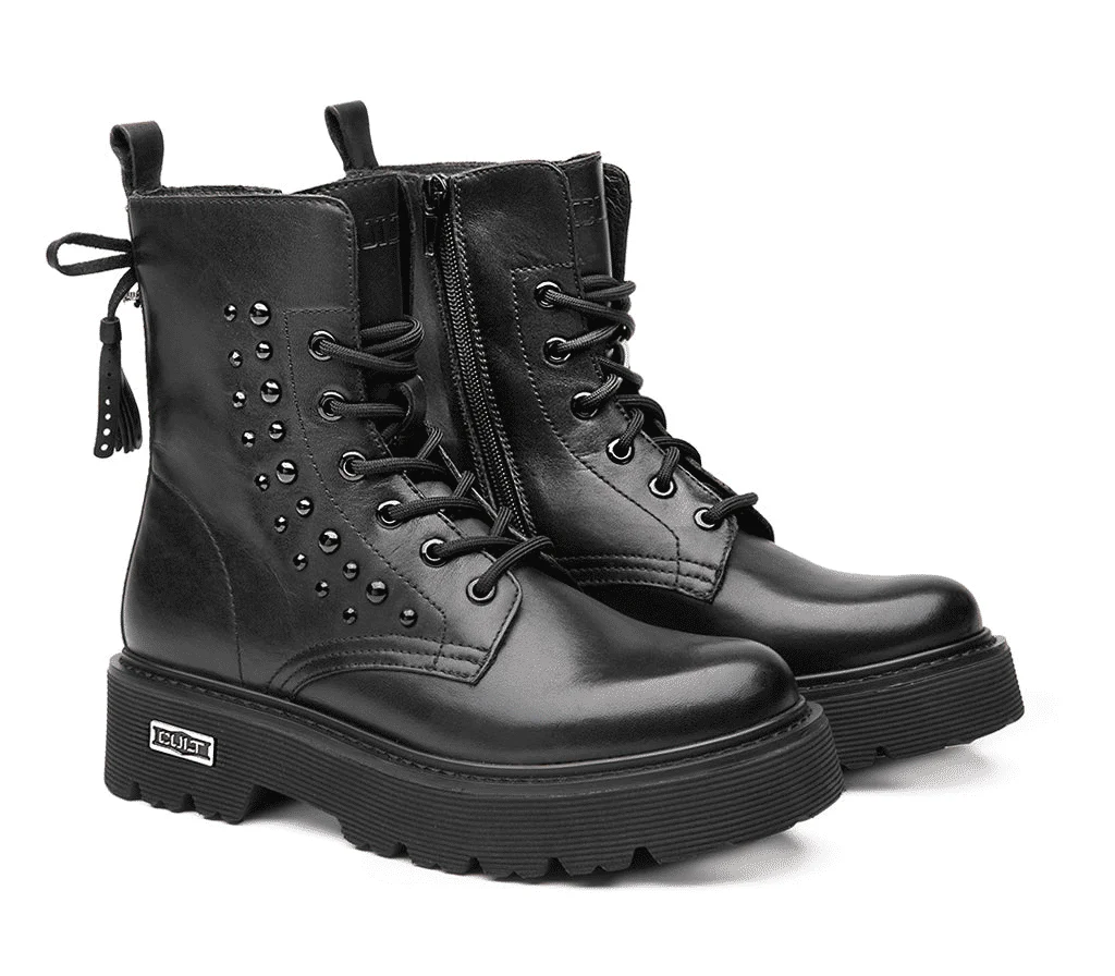 Cult Anfibi Stringati SLASH 4349 Pelle Urban-Chic - immagine 4