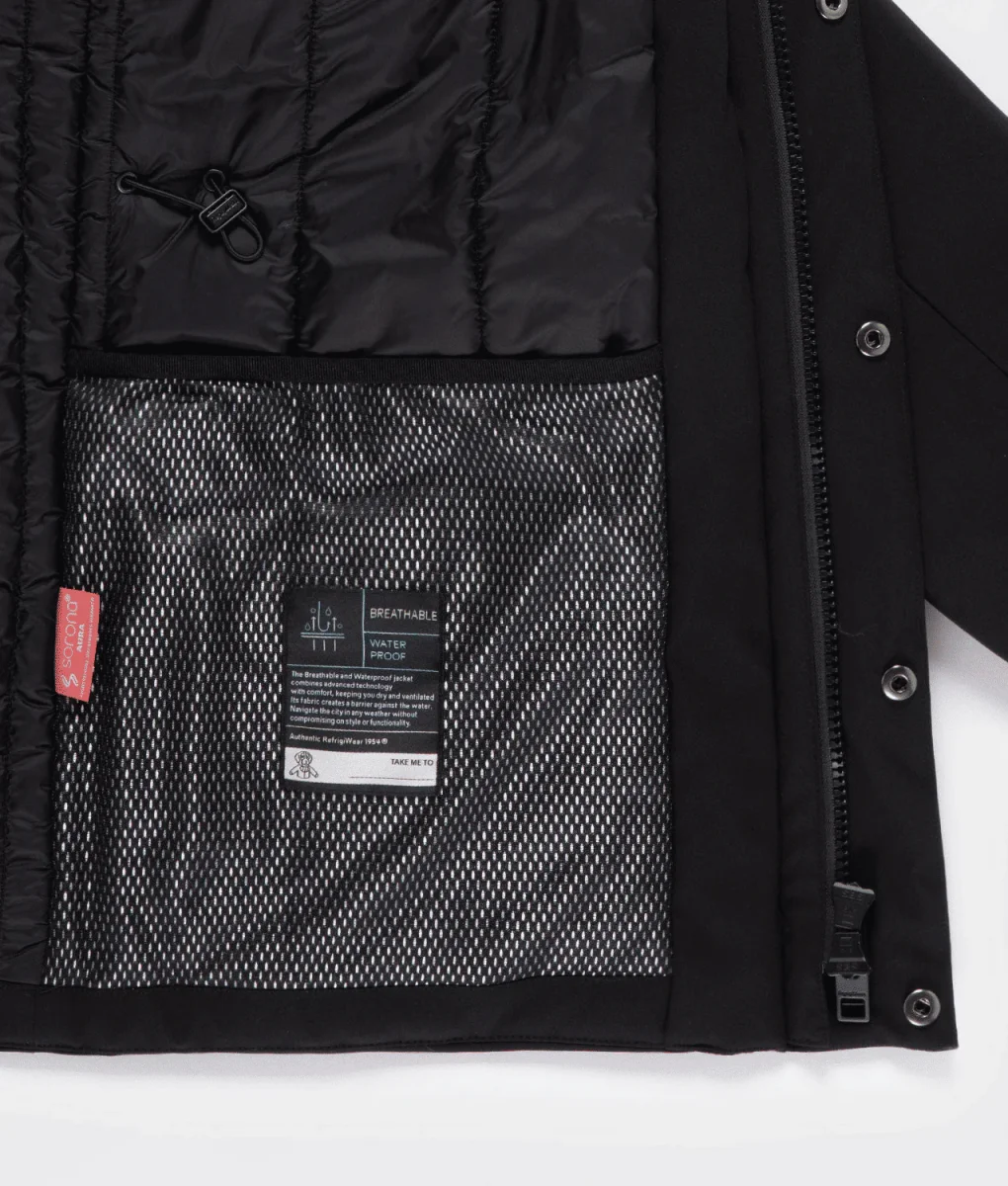 RefrigiWear Parka Uomo Invernale Soft Shell Idrorepellente - immagine 7