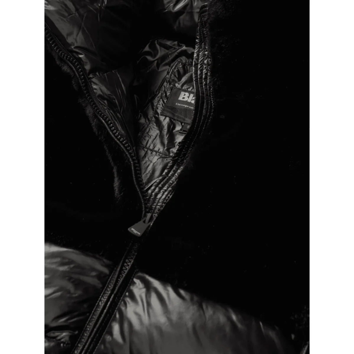 GIUBBETTO NYLON CON PELLICCIA ECO FANEVIL - immagine 3