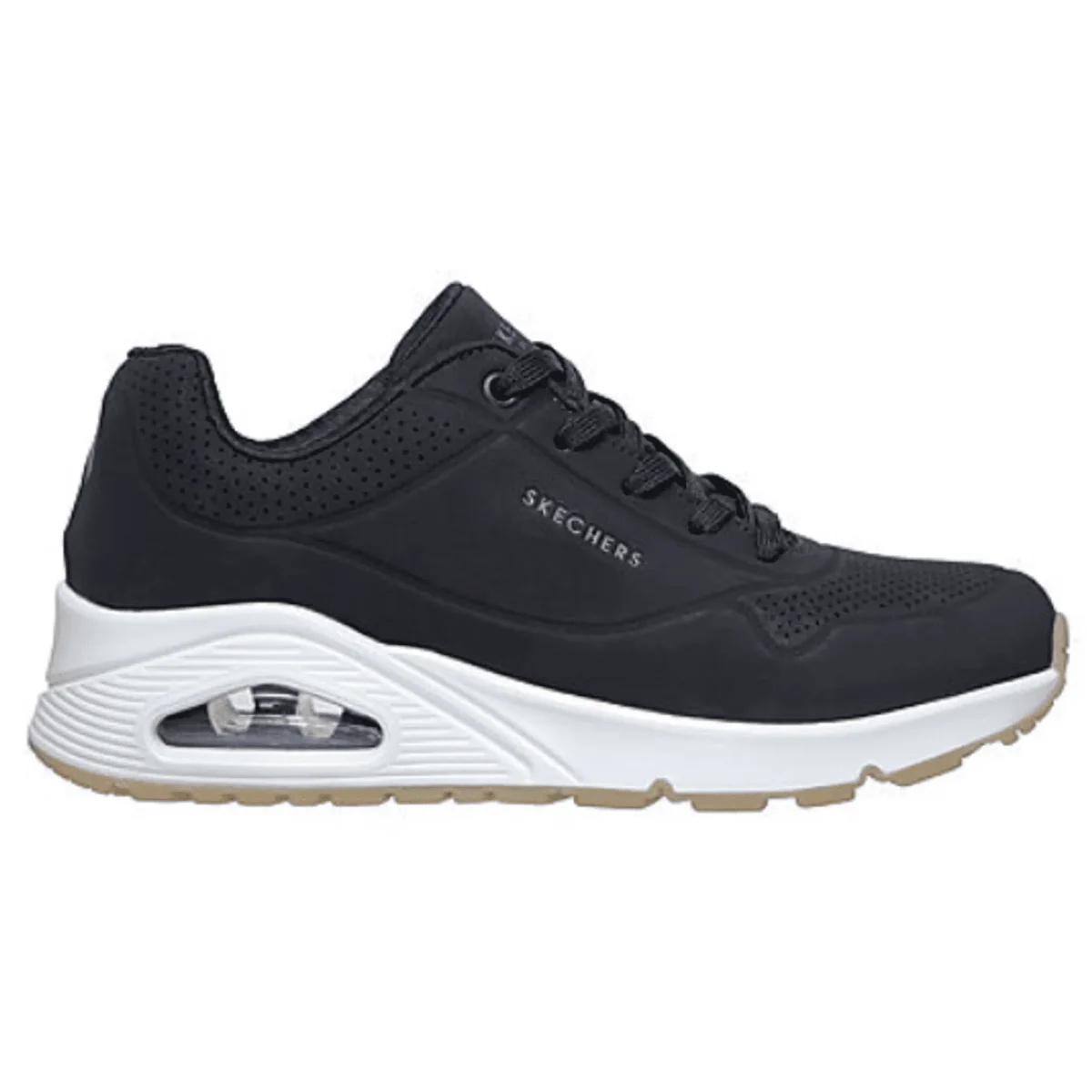 Skechers sneakers da donna Uno Stand On Air nero - immagine 2