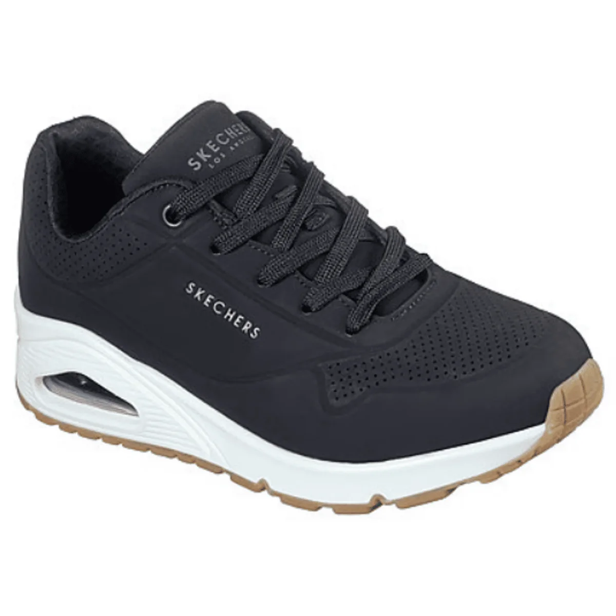 Skechers sneakers da donna Uno Stand On Air nero - immagine 3