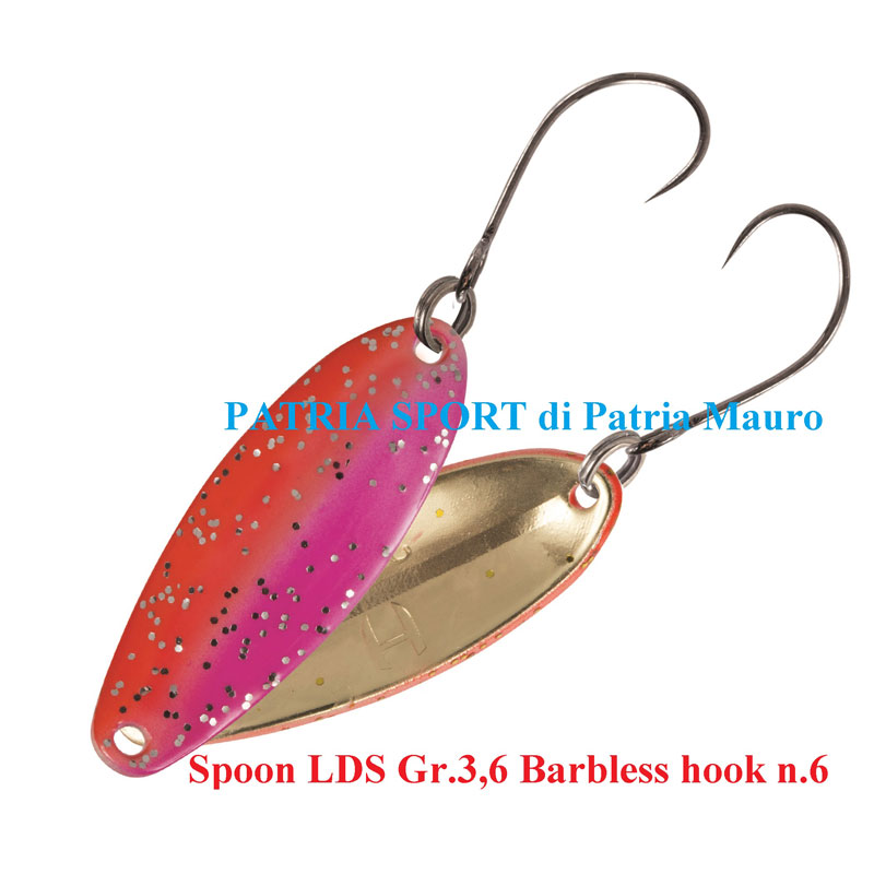 Spoon Herakles LDS grammi 3,6 Barbless hook n.6 - immagine 2