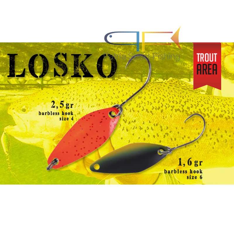 Spoon Losko Gr.1,6 e Gr.2,5 Trout Area - immagine 2