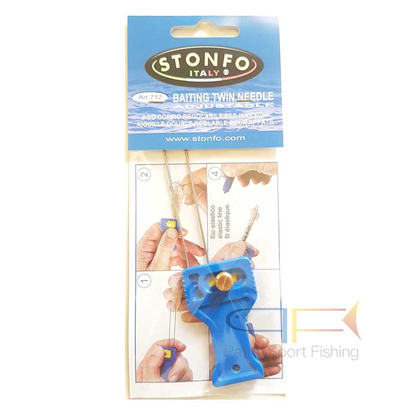 Aghi doppi per innesco Stonfo Baiting Twin Needle Adjustable - immagine 2