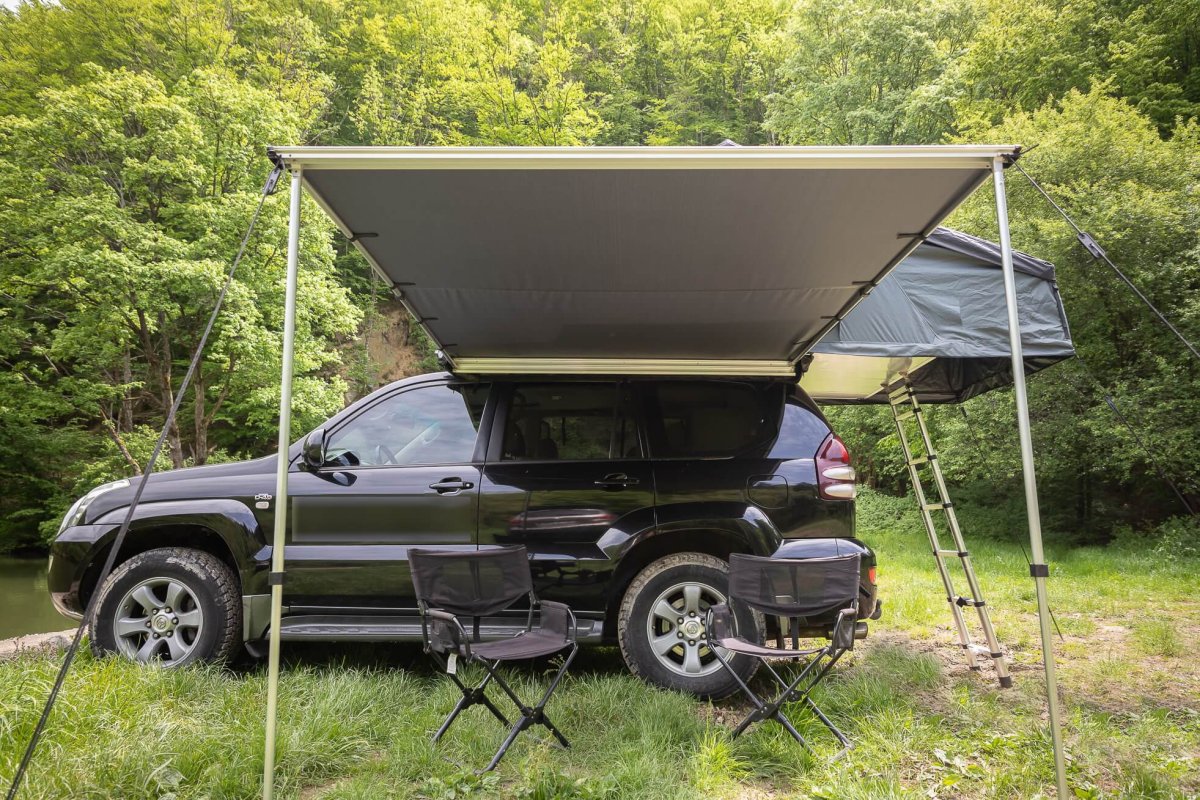 Tenda Laterale/Veranda da Campeggio 2500×2500 – Universale per Fuoristrada - immagine 3